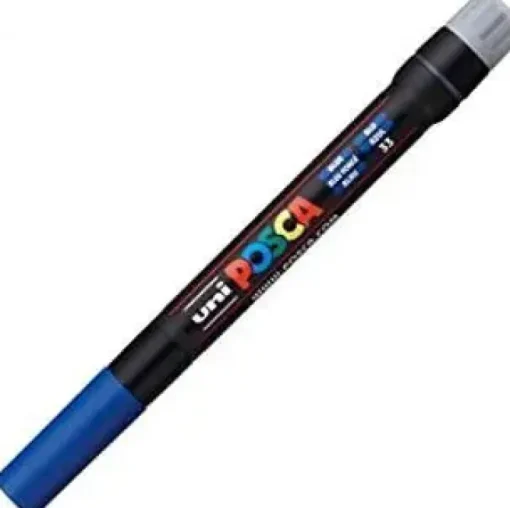 ROTULADOR UNI POSCA PINCEL AZUL OSCURO