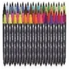 ROTULADORES DOBLE PUNTA FINE BRUSH 24 COLORES