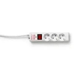 SALICRU REGLETA SPS SAFE 3 PROTECTORES ELECTRICOS ACTIVOS DE ULTIMA GENERACION - 3 TOMAS SCHUKO - COLOR BLANCO