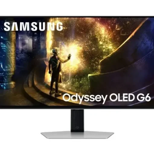 SAMSUNG ODYSSEY G6 MONITOR 27 OLED QHD 240HZ FREESYNC Y G-SYNC - RESPUESTA 1MS - AJUSTABLE EN ALTURA E INCLINABLE - ANGULO DE VISION 178º - HDMI, DISPLAYPORT - VESA 100X100MM
