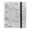 SENFORT CARPETA RINGBOOK FOAM A4 120 H 90 GRS. 4 SEPARADORES MATHS BLANCO