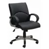 SILLA DIRECCION Q-CONNECT RESPALDO MEDIO REGULABLE EN ALTURA ALTO 900+85MM ANCHO 500MM PROFUNDIDAD 510MM COLOR