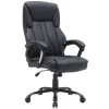 SILLA Q-CONNECT DIRECCION BOLZ ANO SIMIL PIEL BASE METALICA ALT MAX 1260 ANC 650 PROF 730 MM RUEDAS PREMIUM COLOR NEGRO