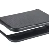 SOPORTE Q-CONNECT PARA PORTATIL Y MONITOR DE PC CON BANDEJA ORGANIZADORA COLOR NEGRO