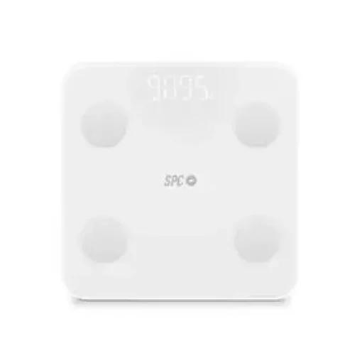 SPC ATENEA FIT 3 BASCULA DE BAÑO INTELIGENTE - REGISTRA E IDENTIFICA HASTA 10 USUARIOS - DISEÑO DE CRISTAL - PANTALLA LED - ACTIVACION TACTIL - CAPACIDAD 180KG