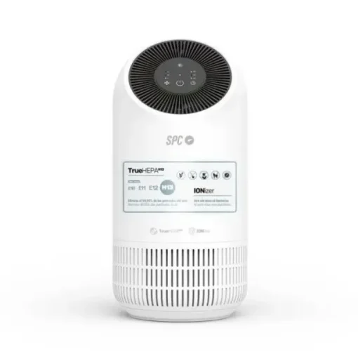 SPC ESPIRARE ION PURIFICADOR DE AIRE INTELIGENTE CON IONIZADOR - FILTRO TRUE HEPA 13 - 4 FASES DE FILTRADO CON IONIZADOR - 3 MODOS DE USO