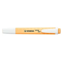 STABILO SWING COOL PASTEL MARCADOR FLUORESCENTE - CUERPO PLANO - PUNTA BISELADA - TRAZO ENTRE 1 Y 4MM - TINTA CON BASE DE AGUA - ANTISECADO - COLOR NARANJA PALIDO
