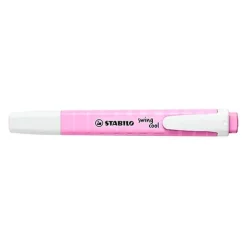 STABILO SWING COOL PASTEL MARCADOR FLUORESCENTE - CUERPO PLANO - PUNTA BISELADA - TRAZO ENTRE 1 Y 4MM - TINTA CON BASE DE AGUA - ANTISECADO - COLOR FUCSIA HELADO
