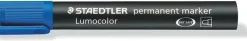 STAEDTLER LUMOCOLOR 352 ROTULADOR PERMANENTE - PUNTA REDONDA - TRAZO 2MM APROX - CAPUCHON CON CLIP - SECADO RAPIDO - COLOR AZUL