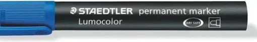 STAEDTLER LUMOCOLOR 352 ROTULADOR PERMANENTE - PUNTA REDONDA - TRAZO 2MM APROX - CAPUCHON CON CLIP - SECADO RAPIDO - COLOR AZUL