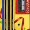 STAEDTLER NORIS 120 PACK DE 3 LAPICES DE GRAFITO HEXAGONALES + GOMA DE BORRAR + SACAPUNTAS - MINA HB ULTRARRESISTENTE DE 2MM - MADERA DE BOSQUES SOSTENIBLES