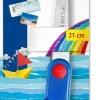 STAEDTLER NORIS 965 TIJERA ESCOLAR PARA NIÑOS - ACERO INOXIDABLE - SUAVE Y ERGONOMICA - CORTE DE CALIDAD - LONGITUD 21CM