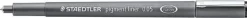 STAEDTLER PIGMENT LINER 308 ROTULADOR CALIBRADO - TRAZO 0.05MM - SECADO RAPIDO - COLOR NEGRO