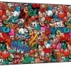 SUBBLIM ALFOMBRILLA DE RATON GRAFFITI - TAMAÑO 900X400MM - CAUCHO ANTIDESLIZANTE - BORDES COSIDOS - ALTA ELASTICIDAD - TECNOLOGIA DE IMPRESION DE ALTA PRECISION Y CALIDAD - FACIL DE LIMPIAR - COLOR VA