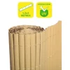 SUNGARDEN CAÑIZO PLASTICO DOBLE CARA 1.5X3M - COLOR MARRON CLARO