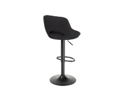 TABURETE ALTO ROCADA CON ASIENTO Y RESPALDO BAJO TAPIZADO TELA IGNIFUGA BASE METALICA CON REPOSAPIES COLOR