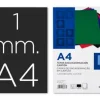TAPA ENCUADERNACION LIDERPAPEL CARTON A4 1MM NEGRA PAQUETE DE 50 UNIDADES
