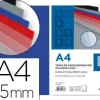 TAPA ENCUADERNACION LIDERPAPEL POLIPROPILENO A4 0.5 MM AZUL TRANSLUCIDO PAQUETE DE 100 UNIDADES