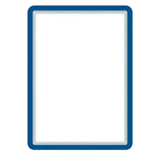 TARIFOLD MARCO PORTA ANUNCIOS ADHESIVO CIERRE MAGNETICO MAGNETICO DIN A4 COLOR AZUL PACK 2 UDS 944524