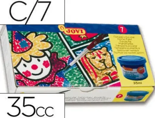 TEMPERA JOVI 35 ML 7 COLORES SURTIDOS
