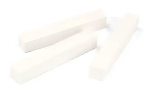 TIZAS BLANCAS CLASICAS CUADRADAS PAQUETE DE 25 UNIDAES 9850/B5