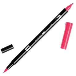 TOMBOW ABT ROTULADOR 815 DOBLE PUNTA PINCEL Y PUNTA FINA 0,8MM COLOR 815 ROSA CEREZA