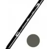 TOMBOW ABT ROTULADOR N49 DOBLE PUNTA PINCEL Y PUNTA FINA 0,8MM COLOR N49 GRIS TEMPLADO 8