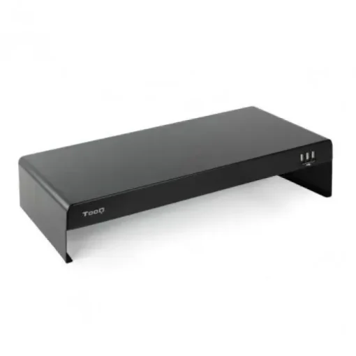 TOOQ SOPORTE ELEVADOR PARA MONITOR O PORTATIL - 3X USB 2.0 - PESO MAX. 20KG - COLOR NEGRO