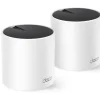 TP-LINK DECO X55 SISTEMA WIFI 6 MESH DOBLE BANDA AX3000 - 2 UNIDADES DECO - 3 PUERTOS ETHERNET LAN (RJ-45) - TECNOLOGIA MU-MIMO