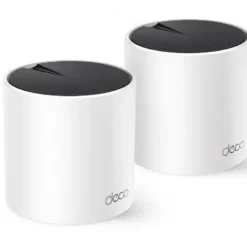 TP-LINK DECO X55 SISTEMA WIFI 6 MESH DOBLE BANDA AX3000 - 2 UNIDADES DECO - 3 PUERTOS ETHERNET LAN (RJ-45) - TECNOLOGIA MU-MIMO
