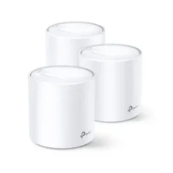 TP-LINK SISTEMA WIFI 6 MESH DOBLE BANDA AX1800 - 3 UNIDADES DECO - 2 PUERTOS ETHERNET LAN (RJ-45) - COBERTURA WIFI HASTA 1760M2 - WPA3