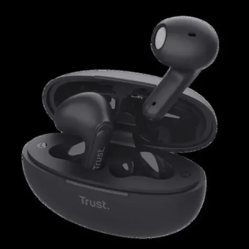 TRUST AURICULARES INALAMBRICOS YAVI - INALAMBRICOS, BLUETOOTH - ENC - COLOR NEGRO