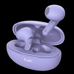 TRUST AURICULARES INALAMBRICOS YAVI - INALAMBRICOS, BLUETOOTH - ENC - COLOR MORADO