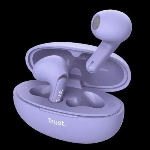 TRUST AURICULARES INALAMBRICOS YAVI - INALAMBRICOS, BLUETOOTH - ENC - COLOR MORADO