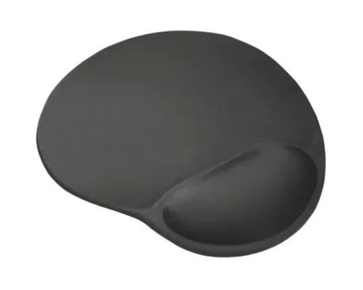 TRUST BIGFOOT ALFOMBRILLA RATON ERGONOMICA - REPOSAMUÑECAS DE GEL - MEDIDAS 23.6X20.5X1.6 CM - COLOR NEGRO