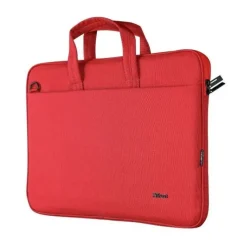 TRUST BOLOGNA MALETIN PARA PORTATIL HASTA 16 - FABRICADO CON MATERIALES RECICLADOS - COMPARTIMENTO EXTERIOR - ACOLCHADO - ASA Y BANDOLERA DE TRANSPORTE
