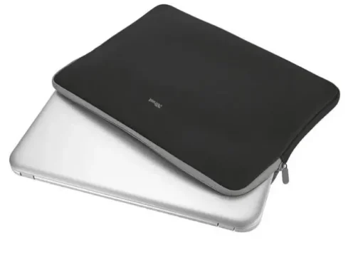 TRUST PRIMO FUNDA PARA PORTATIL HASTA 11.6 - COMPARTIMENTO ACOLCHADO - SUAVE Y LIGERA - NEOPRENO VISCOELASTICO - COLOR NEGRO