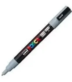 UNI BALL ROTULADOR POSCA PC-3M GRIS