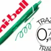 UNI-BALL JET STREAM SPORT VERDE OSCURO BOLIGRAFO DE BOLA RETRACTIL - PUNTA DE ACERO INOXIDABLE DE 0.7 MM - SECADO INSTANTANEO - COLOR NARANJA - CAJA DE 12 UD