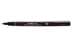 UNI-BALL ROTULADOR CALIBRADO UNI PIN - PUNTA POLIACETAL DE 0.6 MM. - TINTA RESISTENTE AL AGUA Y A LA LUZ - COLOR NEGRO