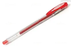 UNI-BALL SIGNO SPARKLING BOLIGRAFO DE GEL - PUNTA DE ACERO INOXIDABLE 1 MM. - TRAZO 0.65 MM. APROX. - TINTA GEL - COLOR ROJO EFECTO PURPURINA - CAJA DE 12 UD