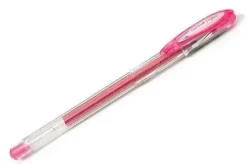 UNI-BALL SIGNO SPARKLING BOLIGRAFO DE GEL - PUNTA DE ACERO INOXIDABLE 1 MM. - TRAZO 0.65 MM. APROX. - TINTA GEL - COLOR ROSA EFECTO PURPURINA - CAJA DE 12 UD