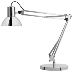 UNILUX LAMPARA DE ESCRITORIO SUCCESS 80 LED CROMADA - DISEÑO ELEGANTE Y MODERNO - ILUMINACION LED DE ALTA EFICIENCIA - BRAZO FLEXIBLE PARA AJUSTAR LA LUZ - BASE CROMADA RESISTENTE