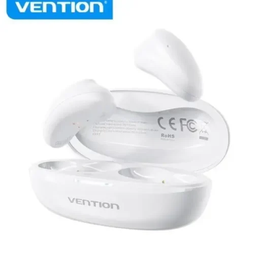 VENTION AURICULARES BLUETOOTH 5.3 CON ESTUCHE DE CARGA - 8H AUTONOMIA - TINY T11 - COLOR BLANCO