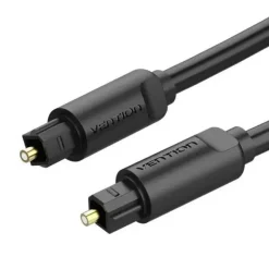 VENTION CABLE DE AUDIO DE FIBRA OPTICA - 5M - COLOR NEGRO