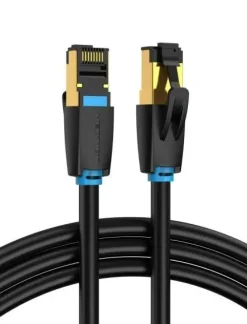 VENTION CABLE DE RED SFTP RJ45 CAT.8 - 0.5M - COLOR NEGRO