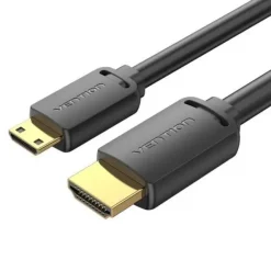 VENTION CABLE HDMI 2.0 4K HDMI MACHO A MINI HDMI MACHO - 2M - COLOR NEGRO
