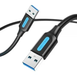 VENTION CABLE USB 3.0 MACHO A USB MACHO - 1.5M - COLOR NEGRO