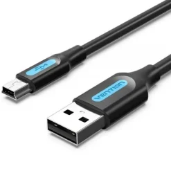 VENTION CABLE USB 2.0 MACHO A MINIUSB MACHO - 2M - COLOR NEGRO
