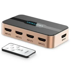VENTION DUPLICADOR HDMI HEMBRA A HDMI MACHO 5X - COLOR DORADO
